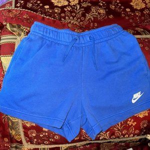 Nike Royal Blue Mini Drawstring Pocket Shorts - image 1